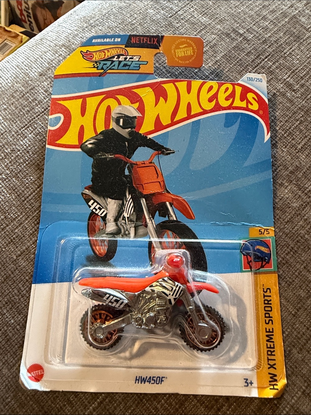Hot Wheels HW450F Dirt Bike HW Extreme Sports 5/5 Motorcycle New